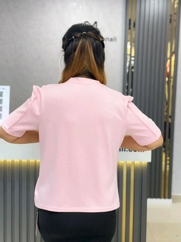 SKU 1882 Beautiful Party Wear Top - Free Size M To Xl, Pink