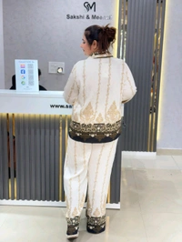 SKU  1897 Elegant Summerish Cordset  - Free Size M To XXXL, Brown