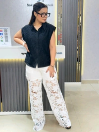 SKU 2046 Beautiful Denim Jeans - Free Size 28 To 36