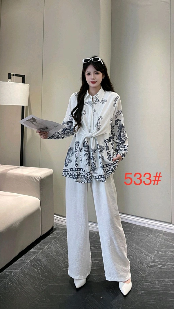 SKU 2059 Elegant Cordset With Knote Design  - Black, Free Size M To XXL