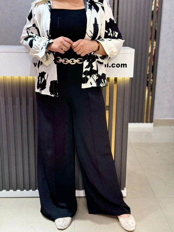 SKU 2143 Comfortable Korean Pants  - Size 28 To 40, Black