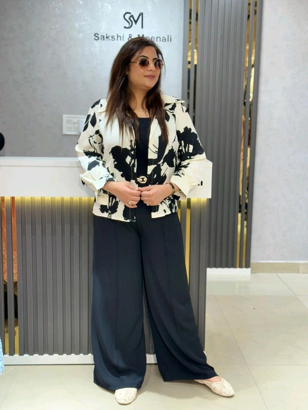 SKU 2143 Comfortable Korean Pants  - Size 28 To 40, Black