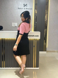 SKU 2163 Beautiful Knitted Dress - Free Size M To Xl, Pink
