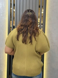 SKU 2227 Beautiful Magic Plus Size Top - Free Size M To 6xl, Buddha Gold