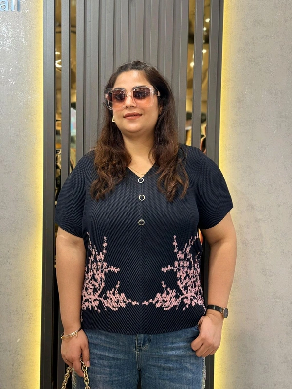 SKU 2227 Beautiful Magic Plus Size Top - Free Size M To 6xl, Black