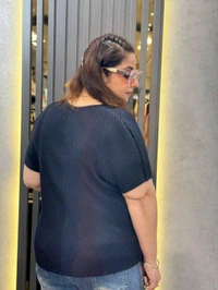 SKU 2227 Beautiful Magic Plus Size Top - Free Size M To 6xl, Black