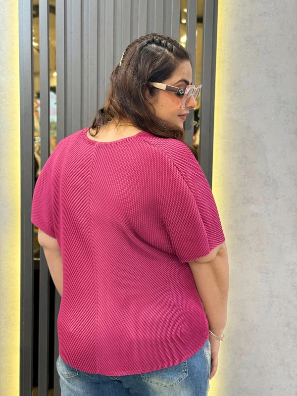 SKU 2227 Beautiful Magic Plus Size Top - Free Size M To 6xl, Pink