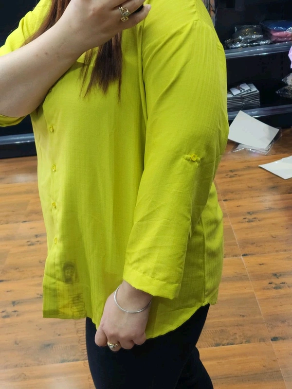 SKU 1507 Beautiful Butterfly Shirt - Free Size M To Xl, Green