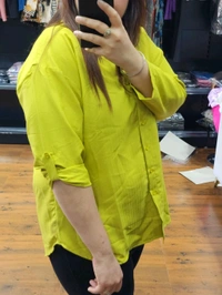 SKU 1507 Beautiful Butterfly Shirt - Free Size M To Xl, Green