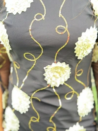 SKU 1178 Beautiful Net Dress With 3D Flowers