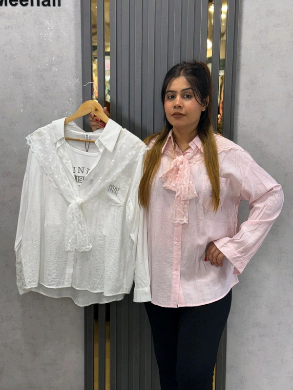 SKU 1723 Beautiful Shirt With Inner And Net