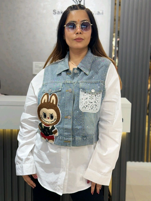 SKU 2144 Beautiful Shirt With Labubu And Detailing