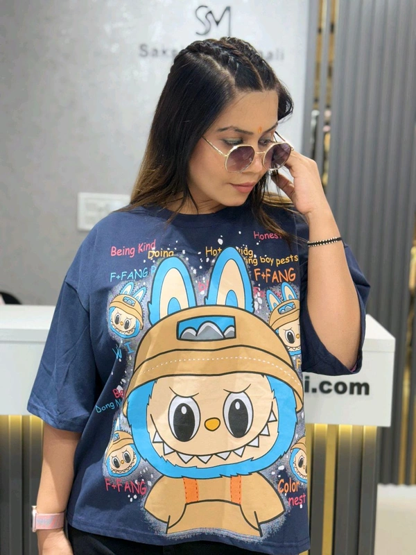 SKU 2142 Beautiful Tee With Labubu Detailing