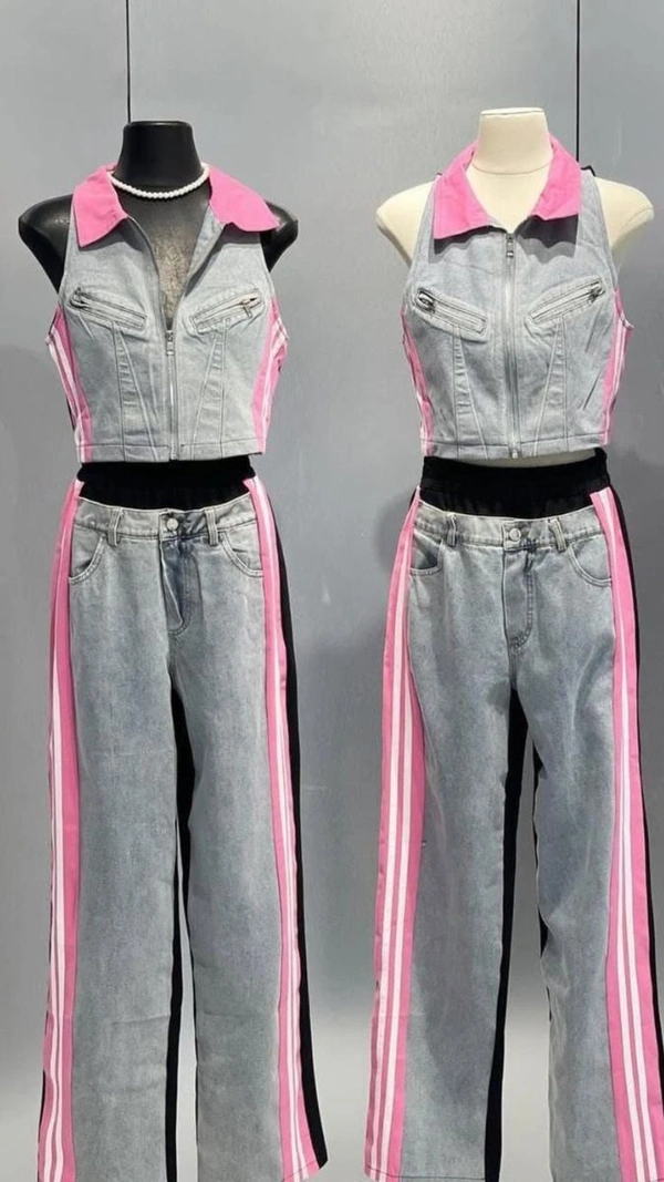 SKU 1795 Denim Fusion Sporty Cord Set