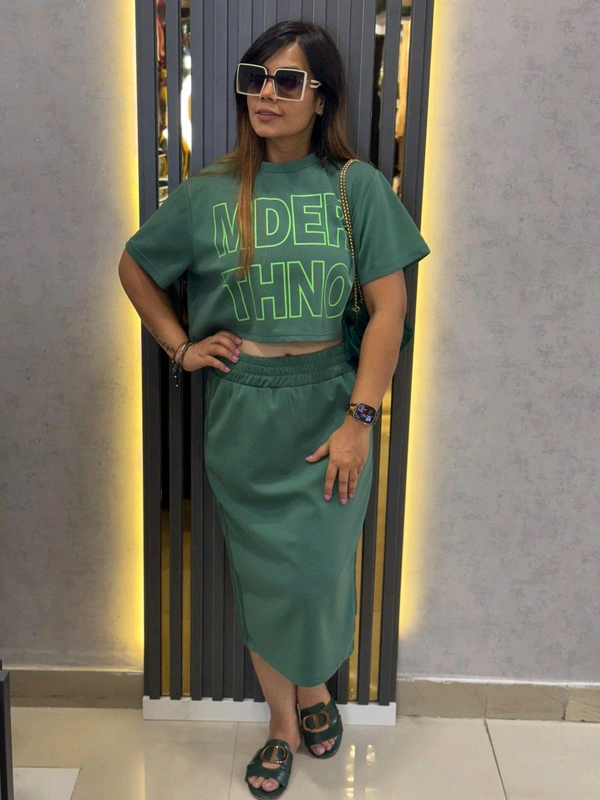 SKU 1797 Modern Green Co-Ord
