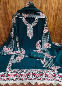 Georgette Designer Suit - Blue, 2