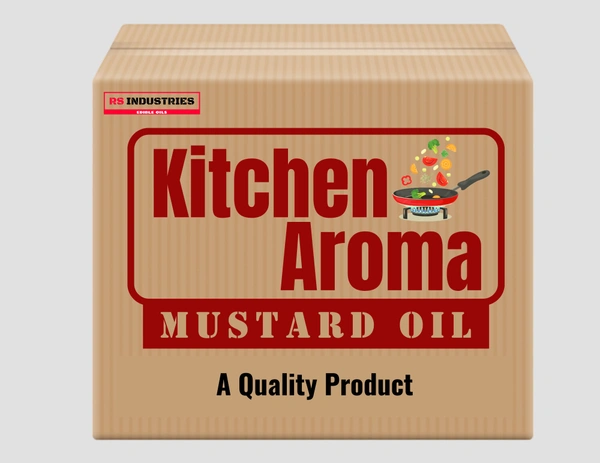 Kitchen Aroma Mustard Oil- 1 LtrBottle Box