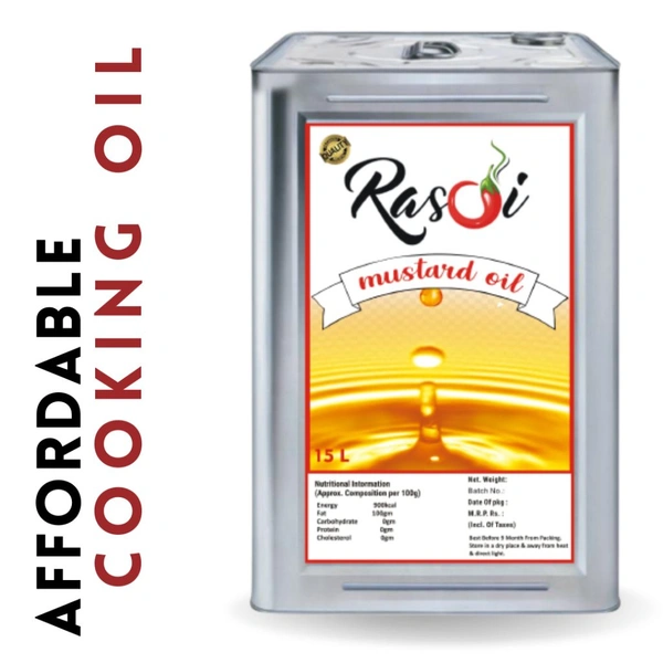 Rasoi Mustard Oil- TIN 