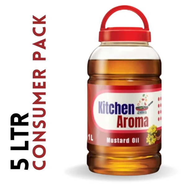 Kitchen Aroma Mustard Oil- 5 Ltr Jar