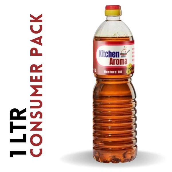 Kitchen Aroma Mustard Oil- 1 Ltr Bottle