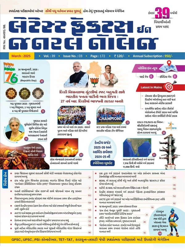 લીબર્ટી માર્ચ અંક Liberty March 2025 સ્ટોક માં આવી ગયા છે આજે ઓડર કરો Latest Facts In General Knowledge March 2025