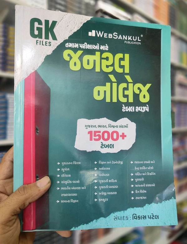 વેબસંકુલ જનરલ નોલેજ 2026 ટેબલ સ્વરૂપે  આજના દિવસ માટે ખાસ ઓફર 40% Off 