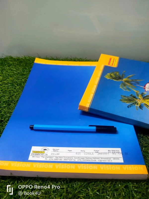 Vision High Quality Singleline Long Book - 400 Page