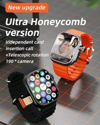 X9 Ultra Pro Smartwatch Android Version With 4G Sim Support  - Black, Free