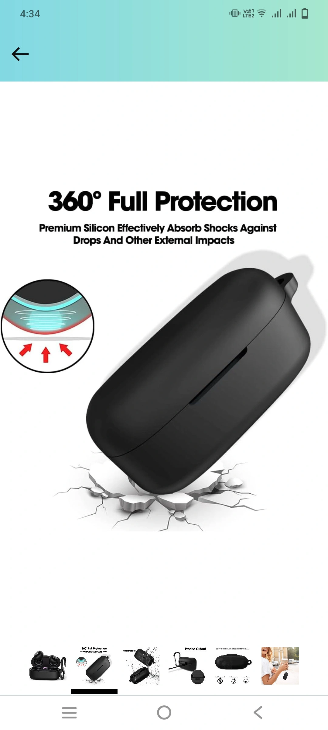 Sounce Silicone Protective Case Cover for Boat Airdopes 121v2