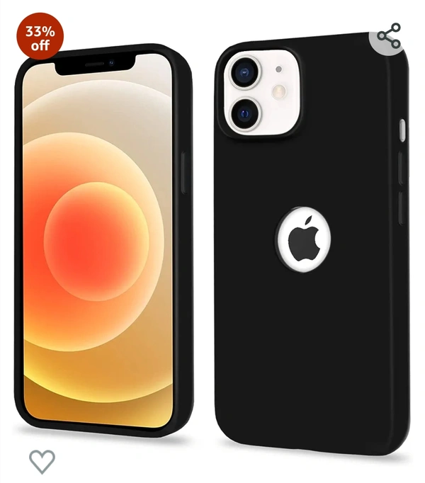 I Phone  Visit the BHATI StoreSHIVAAY Mobile iPhone 12/12 Pro Back Cover | Full Camera Protection | Raised Edges | Super Soft Silicone | Bumper Case for iPhone 12/12 Pro - Black, I Phone 12 Pro
