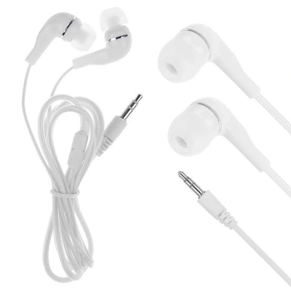 Vivo Earphone for Vivo Y28 – Handsfree, In-Ear Headphone, White - White