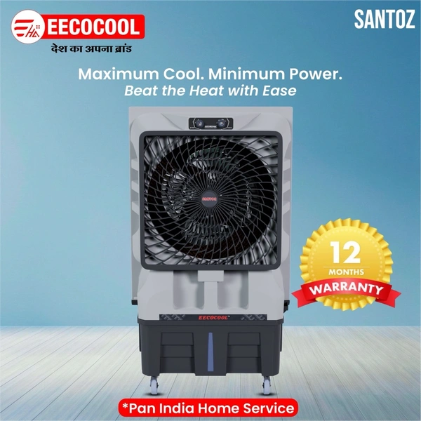 EECOCOOL Santoz 100 Litre Desert Air Cooler (Grey)