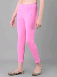 Comfort Lady KURTI PANTS | Comfort Lady Women's Cotton Blend Regular Fit for Casual,Formal and Daily Use Kurti Pants with Front Mobile Pocket  - FREE, BabyPink