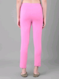 Comfort Lady KURTI PANTS | Comfort Lady Women's Cotton Blend Regular Fit for Casual,Formal and Daily Use Kurti Pants with Front Mobile Pocket  - FREE, BabyPink