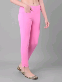 Comfort Lady KURTI PANTS | Comfort Lady Women's Cotton Blend Regular Fit for Casual,Formal and Daily Use Kurti Pants with Front Mobile Pocket  - FREE, BabyPink