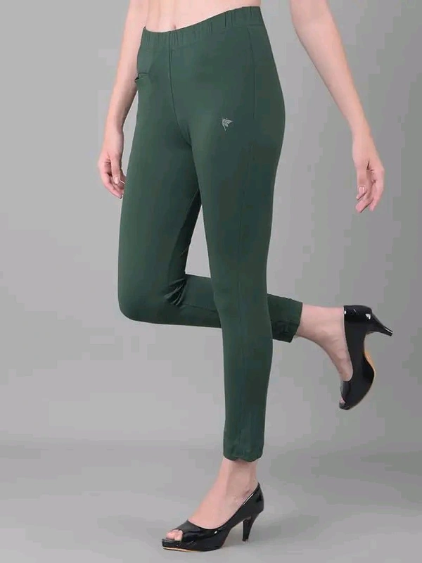 Comfort Lady KURTI PANTS | Comfort Lady Women's Cotton Blend Regular Fit for Casual,Formal and Daily Use Kurti Pants with Front Mobile Pocket  - FREE, Green