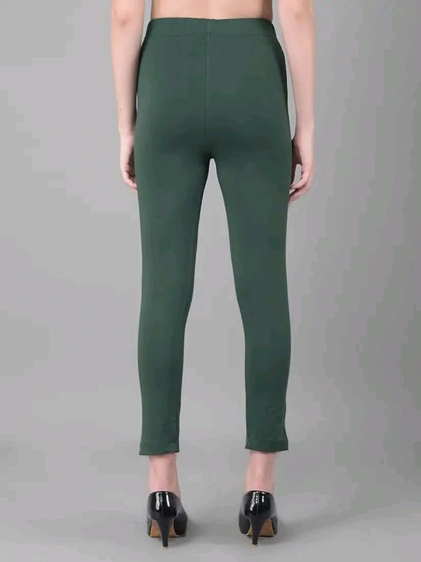 Comfort Lady KURTI PANTS | Comfort Lady Women's Cotton Blend Regular Fit for Casual,Formal and Daily Use Kurti Pants with Front Mobile Pocket  - FREE, Green