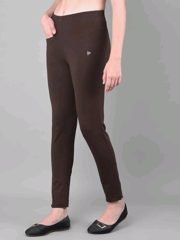 Comfort Lady KURTI PANTS | Comfort Lady Women's Cotton Blend Regular Fit for Casual,Formal and Daily Use Kurti Pants with Front Mobile Pocket  - FREE, Coffee