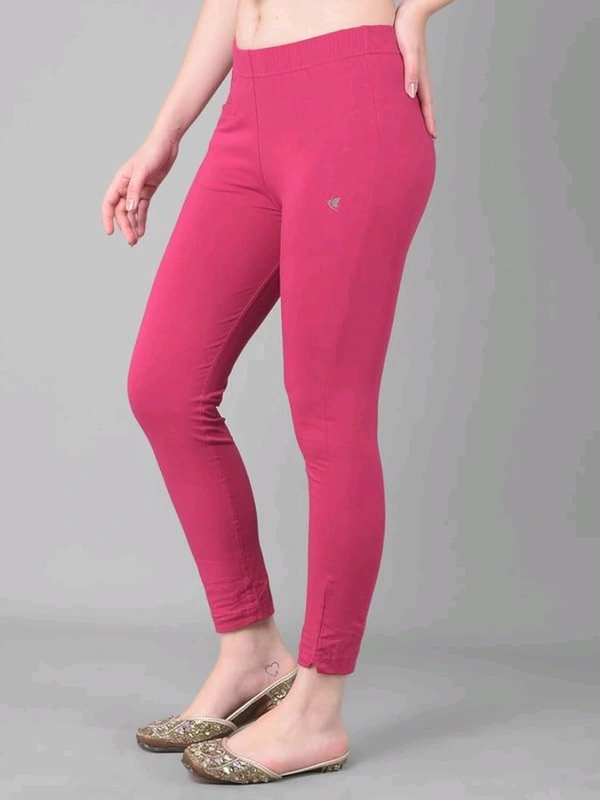 Comfort Lady KURTI PANTS | Comfort Lady Women's Cotton Blend Regular Fit for Casual,Formal and Daily Use Kurti Pants with Front Mobile Pocket  - FREE, Dark Rani