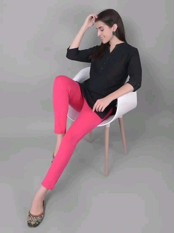 Comfort Lady KURTI PANTS | Comfort Lady Women's Cotton Blend Regular Fit for Casual,Formal and Daily Use Kurti Pants with Front Mobile Pocket  - FREE, Rani