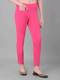 Comfort Lady KURTI PANTS | Comfort Lady Women's Cotton Blend Regular Fit for Casual,Formal and Daily Use Kurti Pants with Front Mobile Pocket  - FREE, Rani