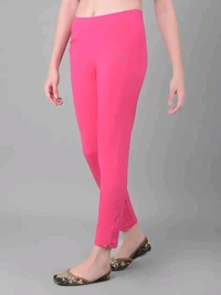 Comfort Lady KURTI PANTS | Comfort Lady Women's Cotton Blend Regular Fit for Casual,Formal and Daily Use Kurti Pants with Front Mobile Pocket  - FREE, Rani