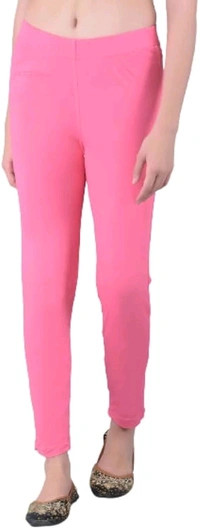 Comfort Lady KURTI PANTS | Comfort Lady Women's Cotton Blend Regular Fit for Casual,Formal and Daily Use Kurti Pants with Front Mobile Pocket  - FREE, Dark Babypink