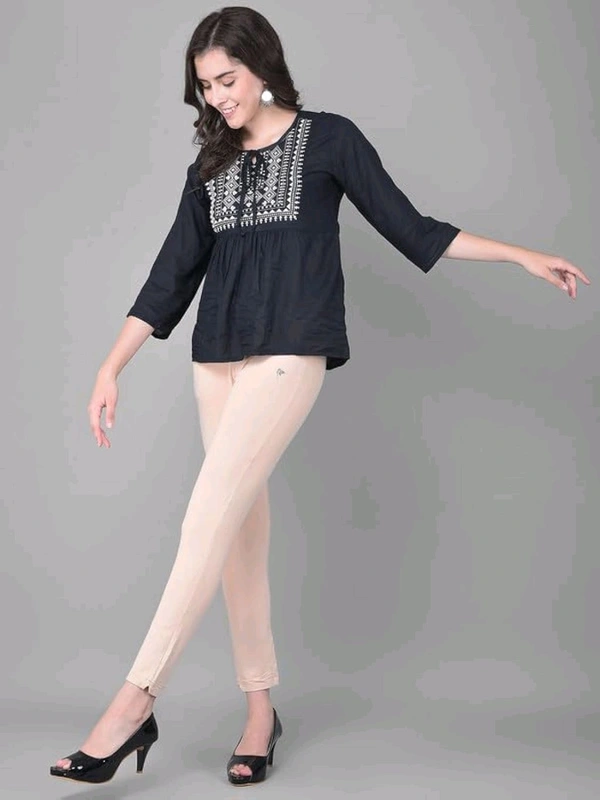 Comfort Lady KURTI PANTS | Comfort Lady Women's Cotton Blend Regular Fit for Casual,Formal and Daily Use Kurti Pants with Front Mobile Pocket  - FREE, Light Skin