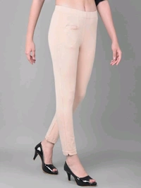 Comfort Lady KURTI PANTS | Comfort Lady Women's Cotton Blend Regular Fit for Casual,Formal and Daily Use Kurti Pants with Front Mobile Pocket  - FREE, Light Skin