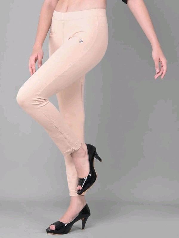 Comfort Lady KURTI PANTS | Comfort Lady Women's Cotton Blend Regular Fit for Casual,Formal and Daily Use Kurti Pants with Front Mobile Pocket  - FREE, Light Skin