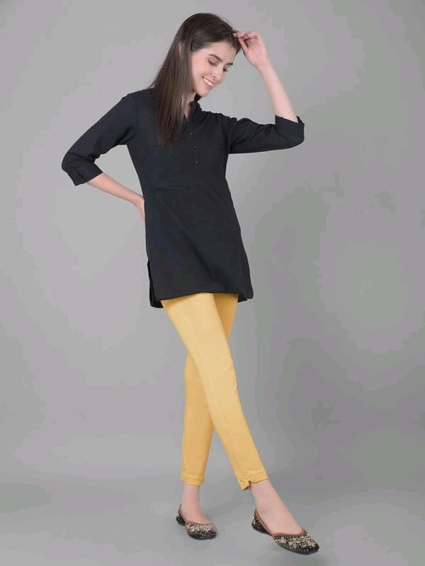Comfort Lady KURTI PANTS | Comfort Lady Women's Cotton Blend Regular Fit for Casual,Formal and Daily Use Kurti Pants with Front Mobile Pocket  - FREE, DarkSkin