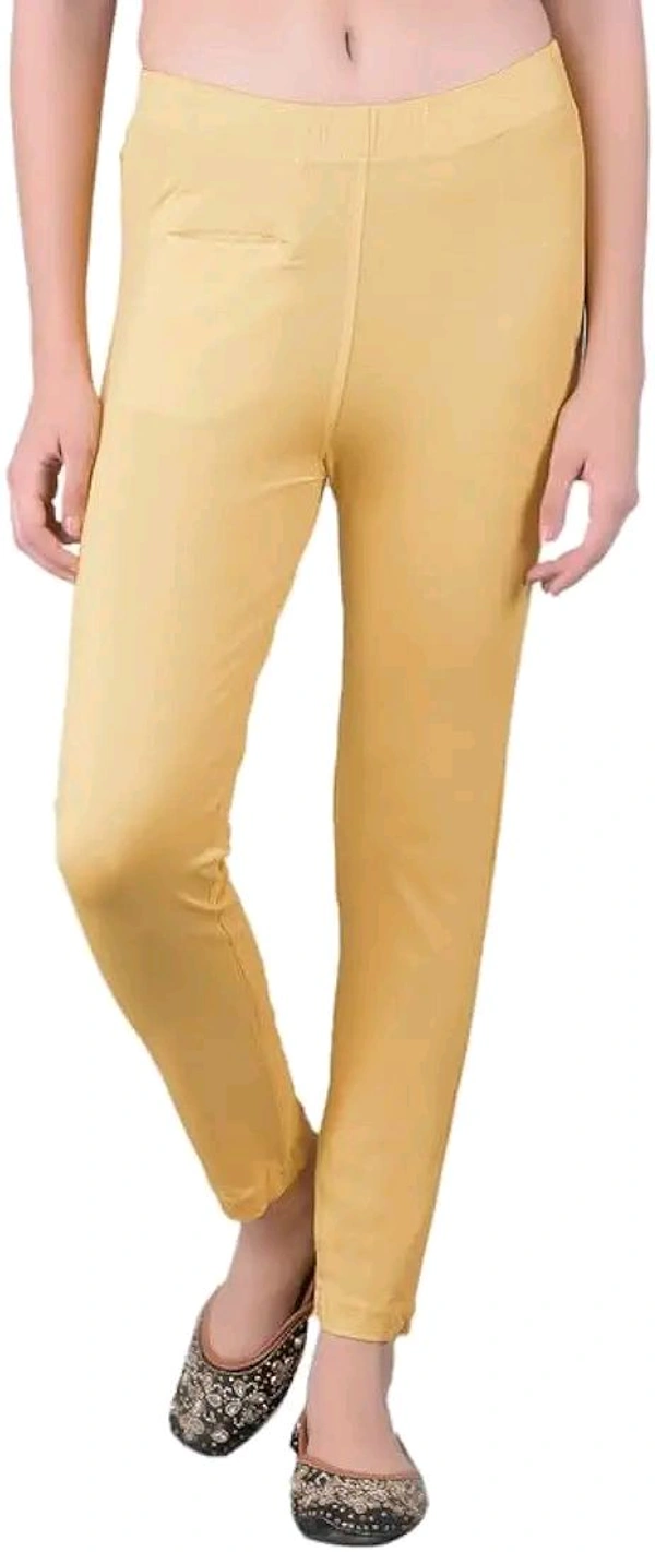 Comfort Lady KURTI PANTS | Comfort Lady Women's Cotton Blend Regular Fit for Casual,Formal and Daily Use Kurti Pants with Front Mobile Pocket  - FREE, DarkSkin