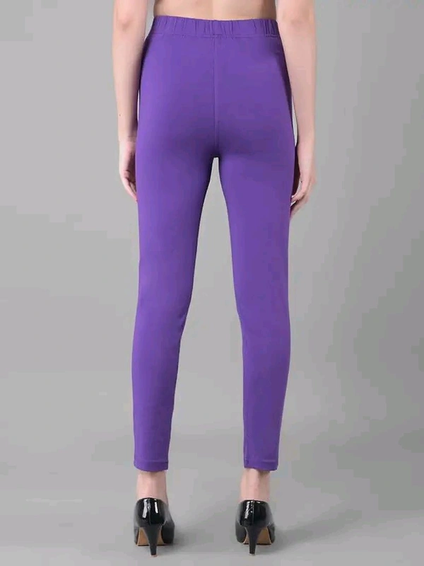 Comfort Lady KURTI PANTS | Comfort Lady Women's Cotton Blend Regular Fit for Casual,Formal and Daily Use Kurti Pants with Front Mobile Pocket  - FREE, Purple