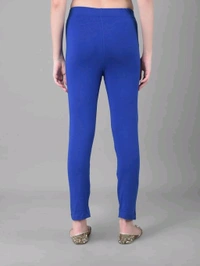 Comfort Lady KURTI PANTS | Comfort Lady Women's Cotton Blend Regular Fit for Casual,Formal and Daily Use Kurti Pants with Front Mobile Pocket  - FREE, Royal Blue